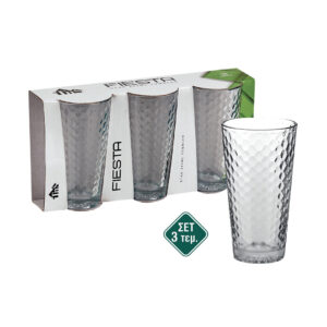 TT 045/C   ΠΟΤΗΡΙ  ΝΕΡΟΥ Fiesta Circle   ΣΕΤ/3  290ML     16